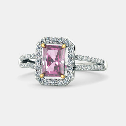 Sapphire Twilight Ring by MUHVA STORE featuring a deep blue sapphire set in a sleek silver band.