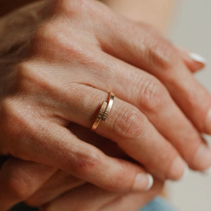 Memory Wrap Ring by MUHVA STORE featuring a sleek, polished silver band with intricate wrap design for elegant accessorizing