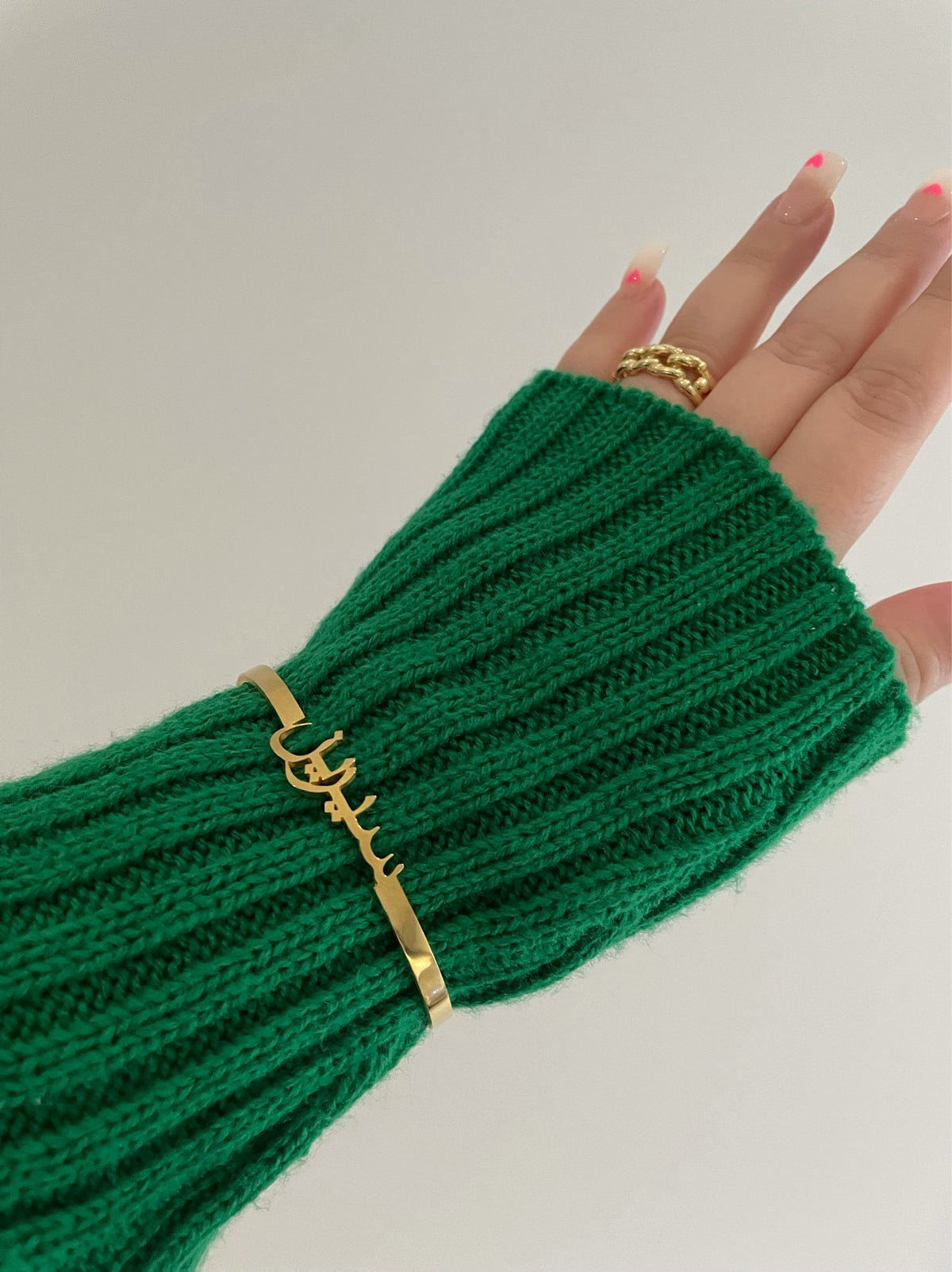 Custom Name Cuff Bangle