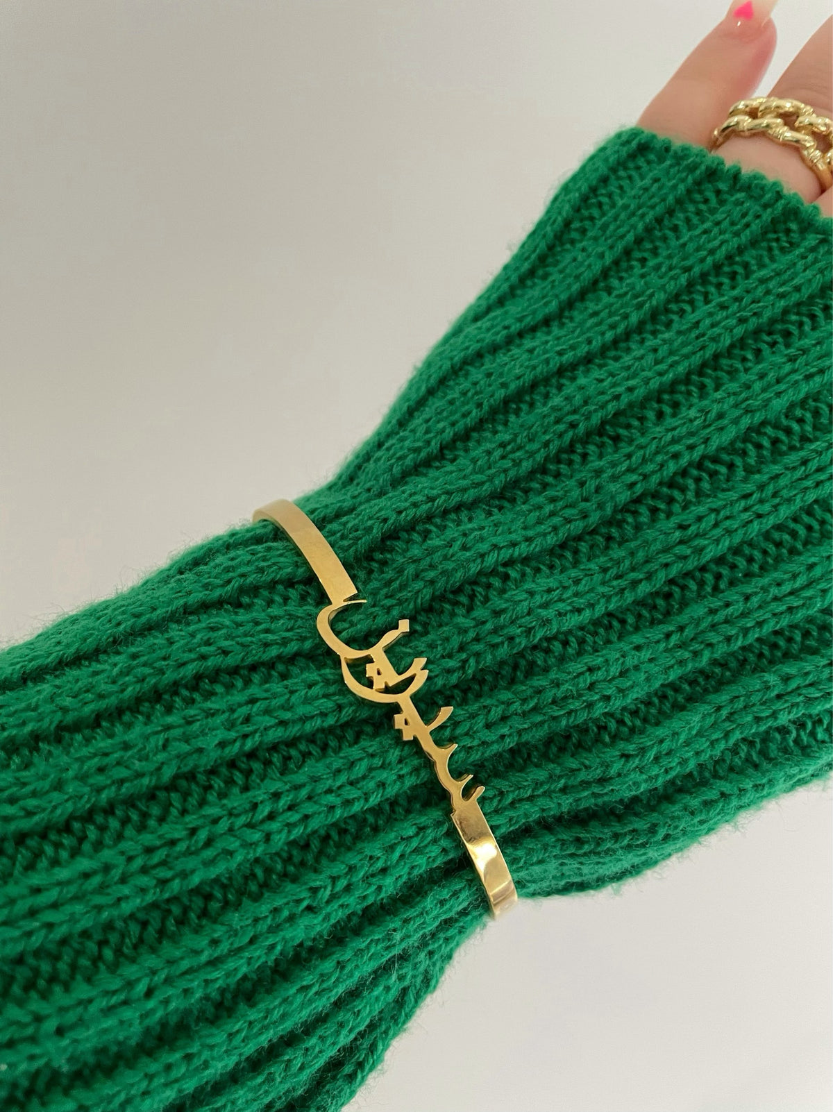 Custom Name Cuff Bangle