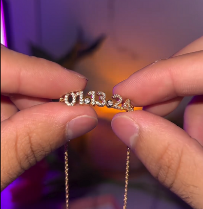 Custom Date Bracelet