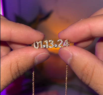 Custom Date Bracelet