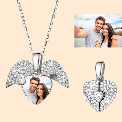 Personalized Photo Heart Necklace