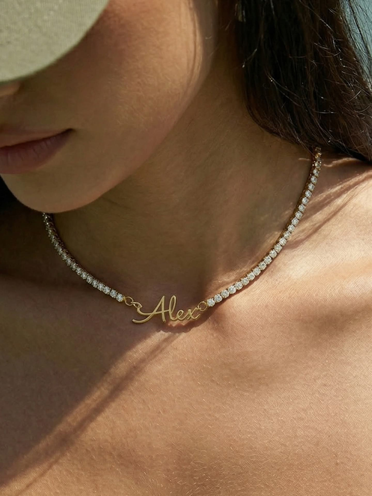 Signature Name Tennis Necklace
