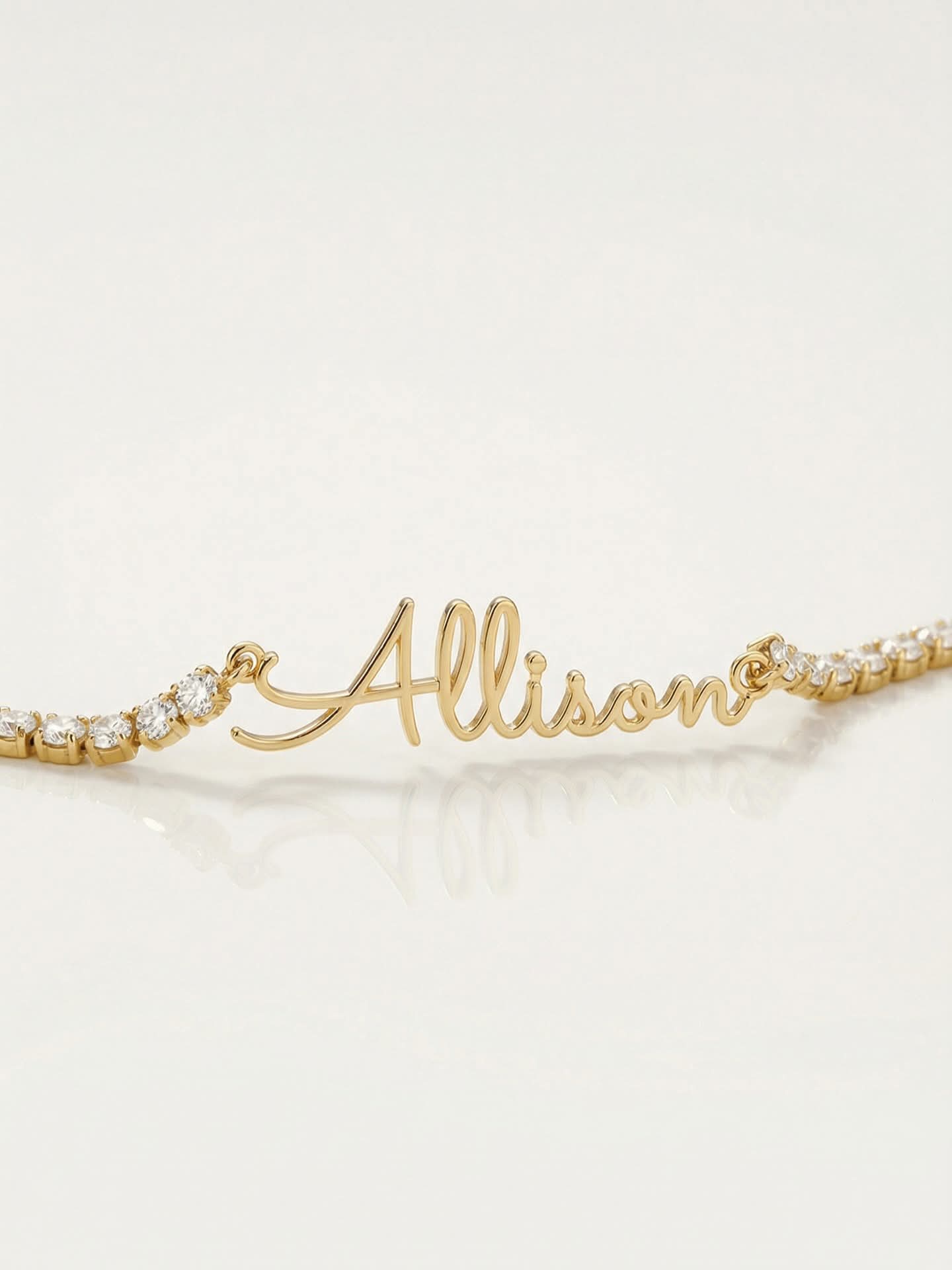 Signature Name Tennis Necklace